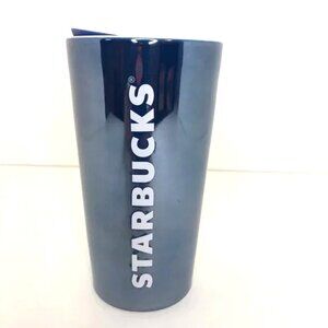 Starbucks 2023 Winter Night Iridescent Blue Ceramic Tumbler